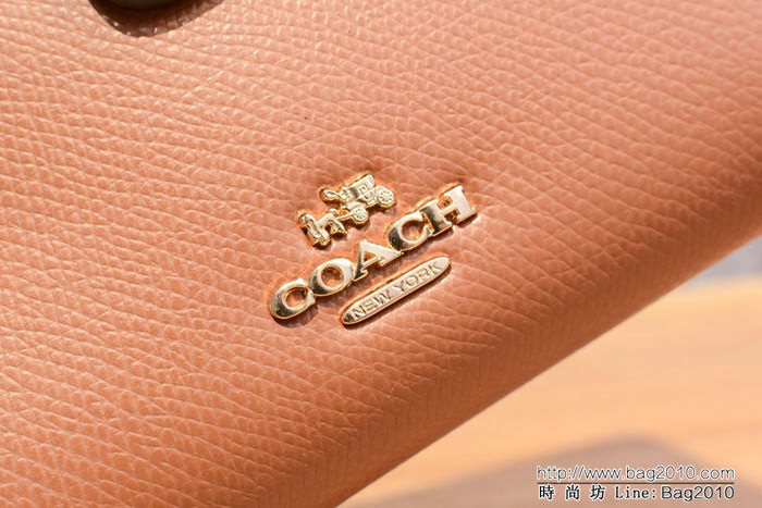 COACH蔻馳 原單 全皮錢包 中款款錢包 53463  Chz1592